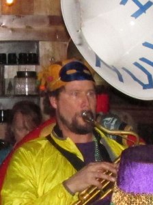 David Moseley, sousaphonist for Olympia's Artesian Rumble Arkestra and KAOS Deejay, will host Sweeney's Gumbo YaYa Monday.